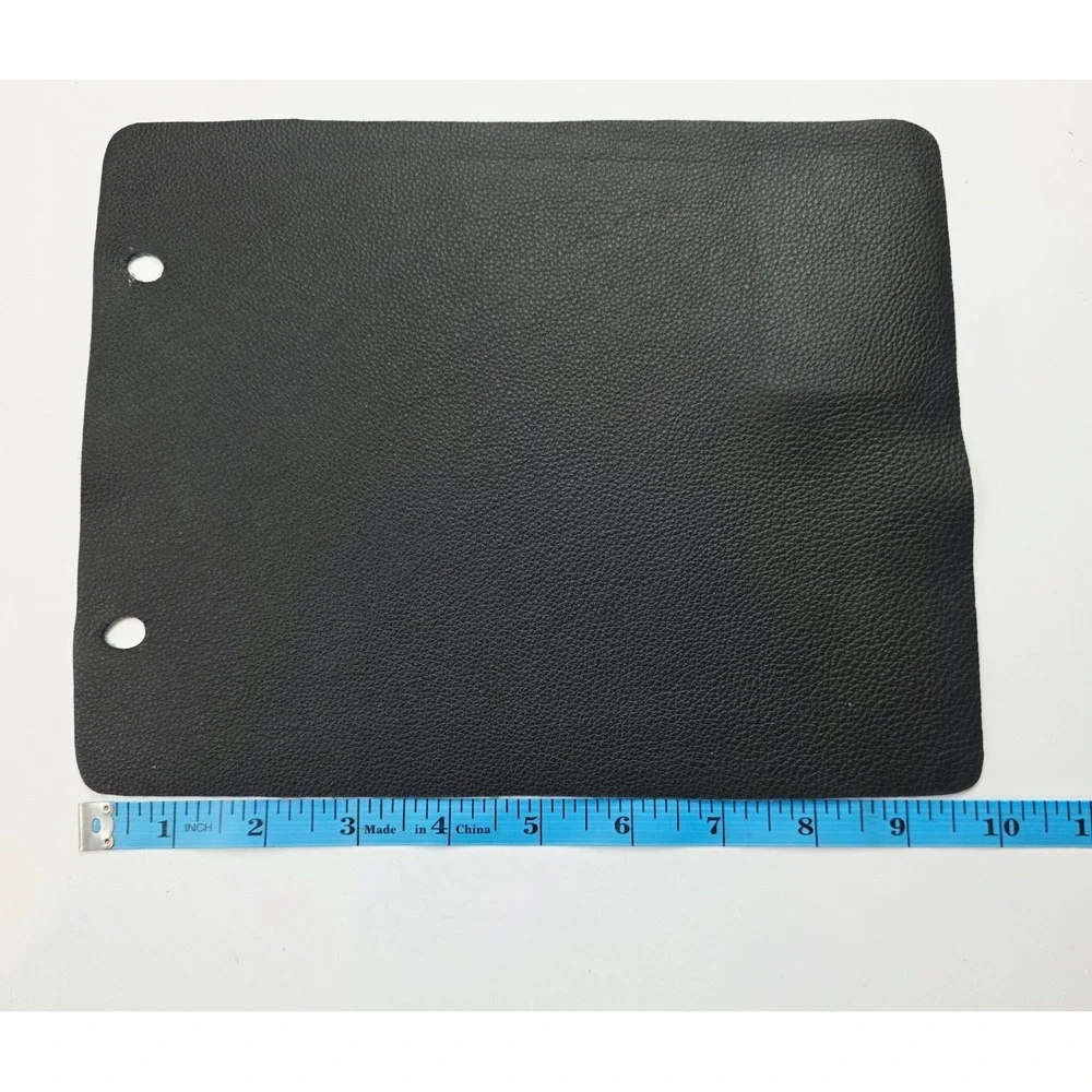 Lot Of 5 Blk Brn Leather Sample Upholstery Swatches for Bookbinding Bags Wallet